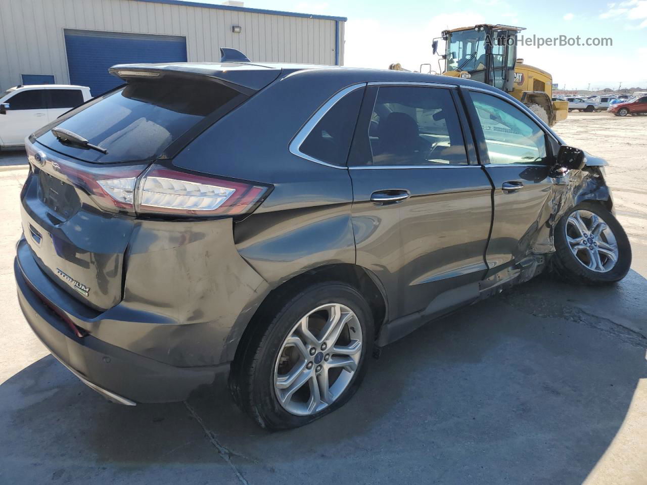 2018 Ford Edge Titanium Gray vin: 2FMPK3K99JBB75803