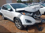 2018 Ford Edge Titanium White vin: 2FMPK3K99JBC35059