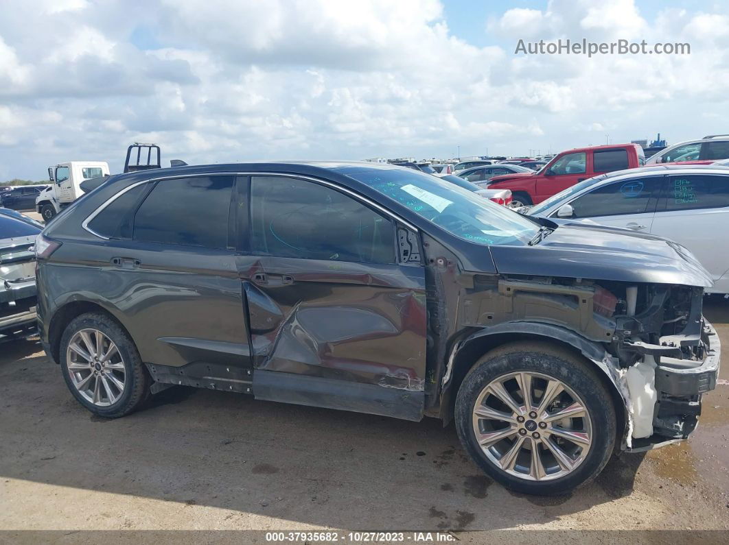 2018 Ford Edge Titanium Серый vin: 2FMPK3K99JBC37183