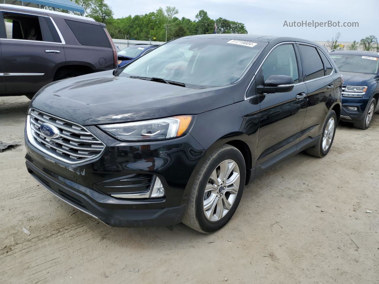 2020 Ford Edge Titanium Black vin: 2FMPK3K99LBB34672