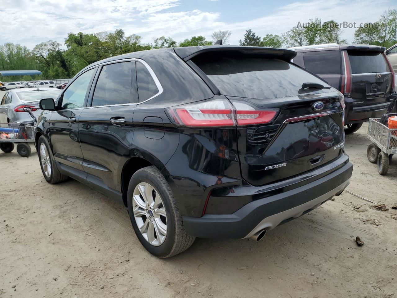 2020 Ford Edge Titanium Black vin: 2FMPK3K99LBB34672