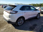 2015 Ford Edge Titanium White vin: 2FMPK3K9XFBB04584