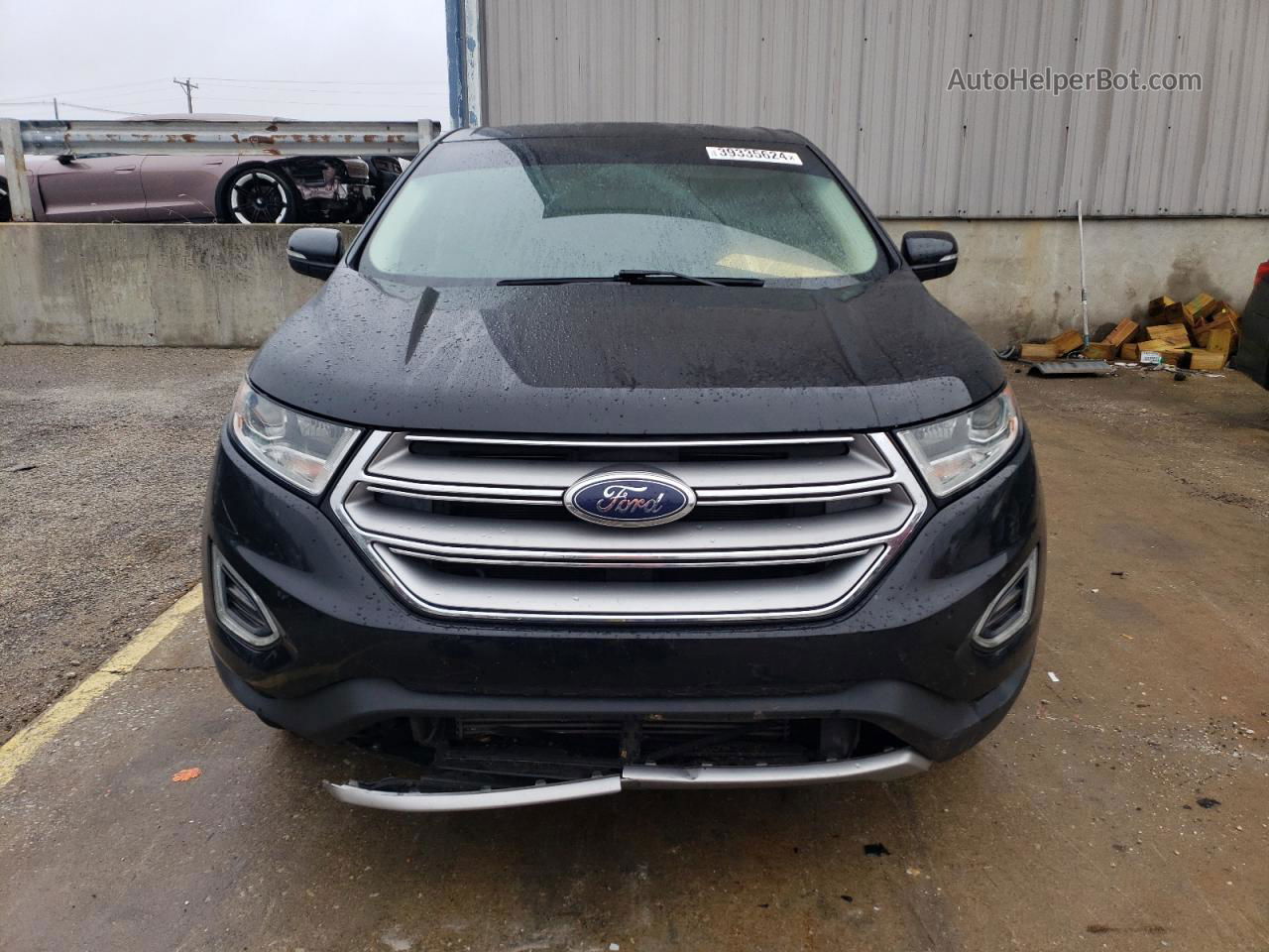 2016 Ford Edge Titanium Black vin: 2FMPK3K9XGBC35659