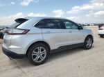 2017 Ford Edge Titanium Silver vin: 2FMPK3K9XHBB75352