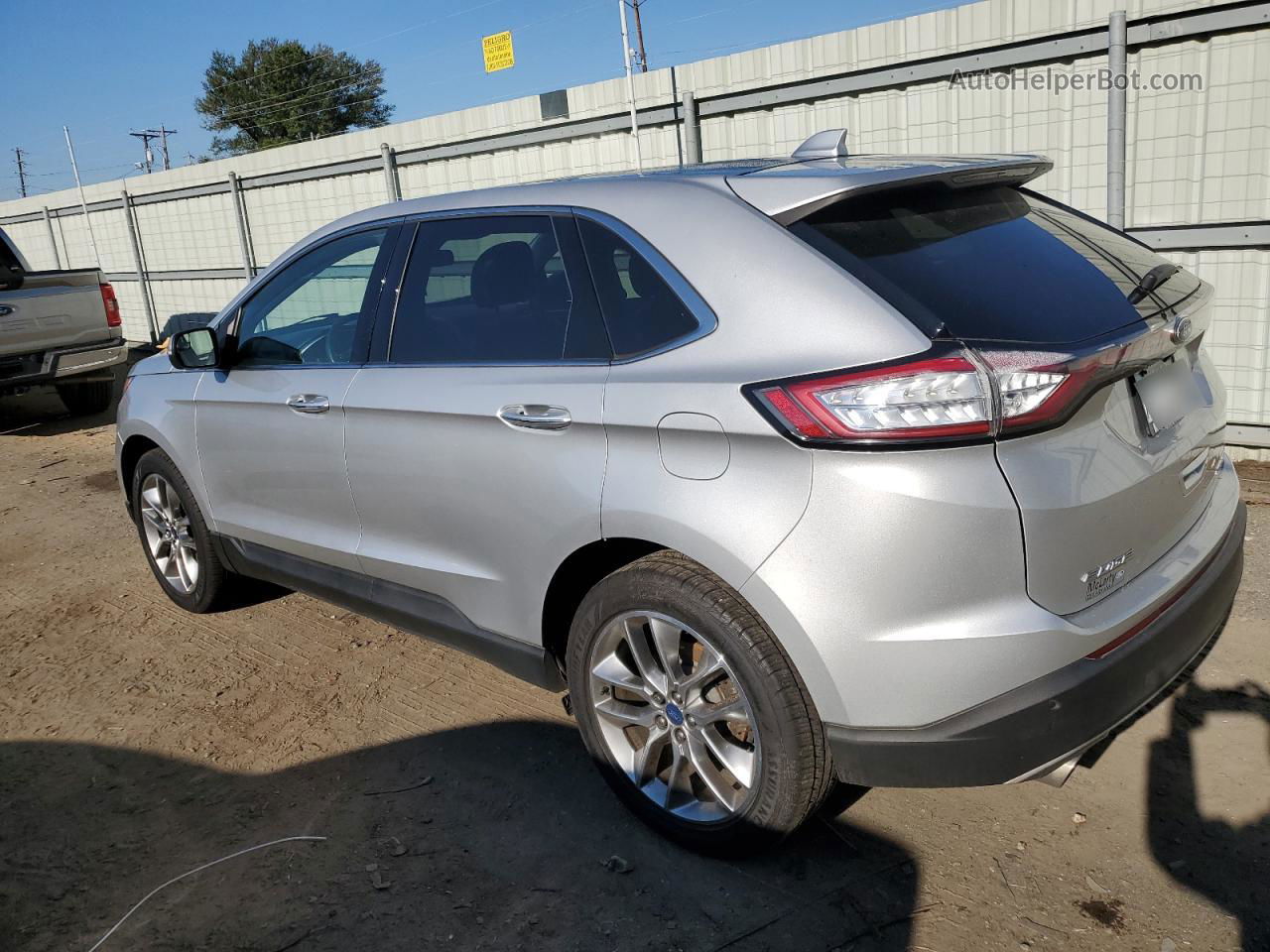 2018 Ford Edge Titanium Silver vin: 2FMPK3K9XJBC26368