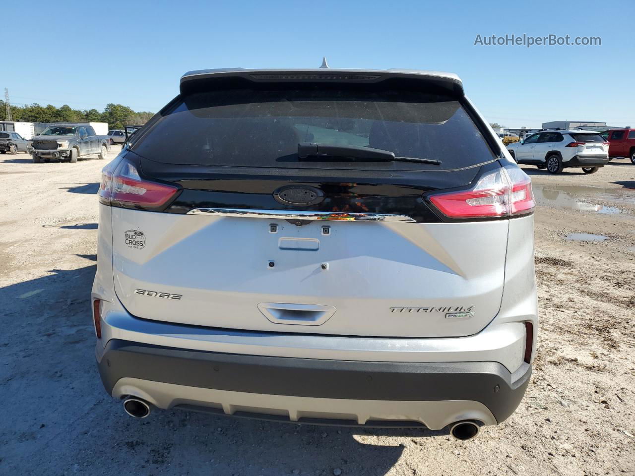 2019 Ford Edge Titanium Silver vin: 2FMPK3K9XKBB46215