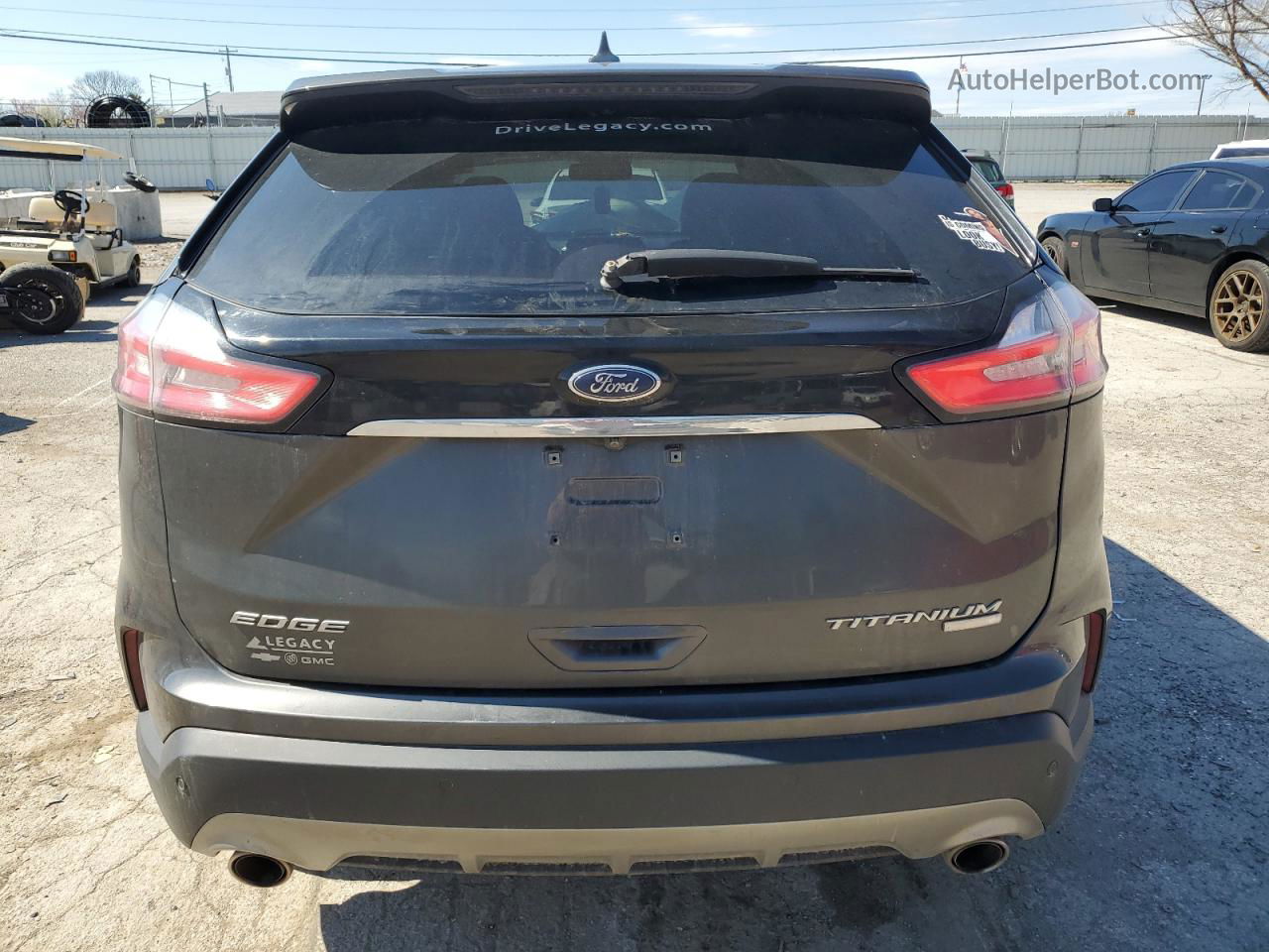 2019 Ford Edge Titanium Gray vin: 2FMPK3K9XKBC23598