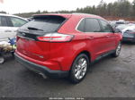 2020 Ford Edge Titanium Красный vin: 2FMPK3K9XLBB07335