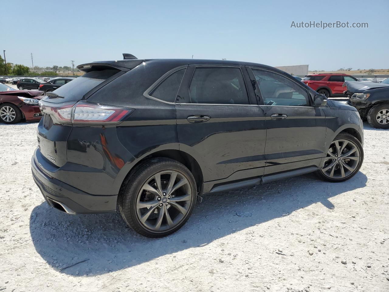 2016 Ford Edge Sport Black vin: 2FMPK4AP0GBB04066