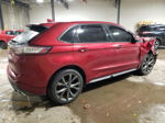 2016 Ford Edge Sport Maroon vin: 2FMPK4AP0GBB47161