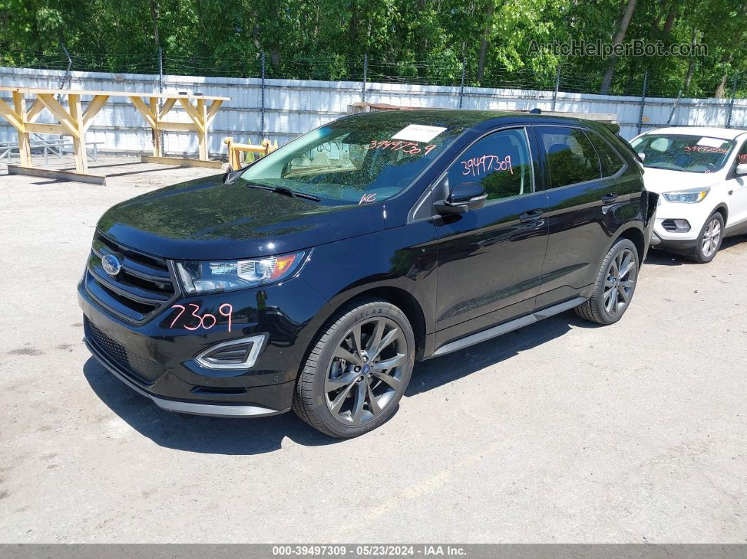 2016 Ford Edge Sport Black vin: 2FMPK4AP0GBB49301