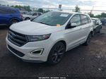 2016 Ford Edge Sport White vin: 2FMPK4AP0GBB93072