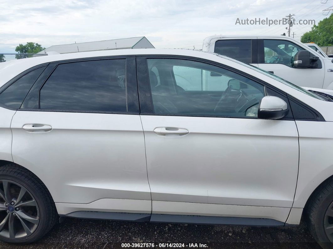 2016 Ford Edge Sport White vin: 2FMPK4AP0GBB93072