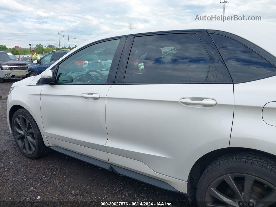 2016 Ford Edge Sport White vin: 2FMPK4AP0GBB93072