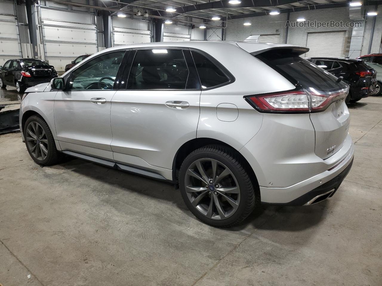 2018 Ford Edge Sport Silver vin: 2FMPK4AP0JBB57728