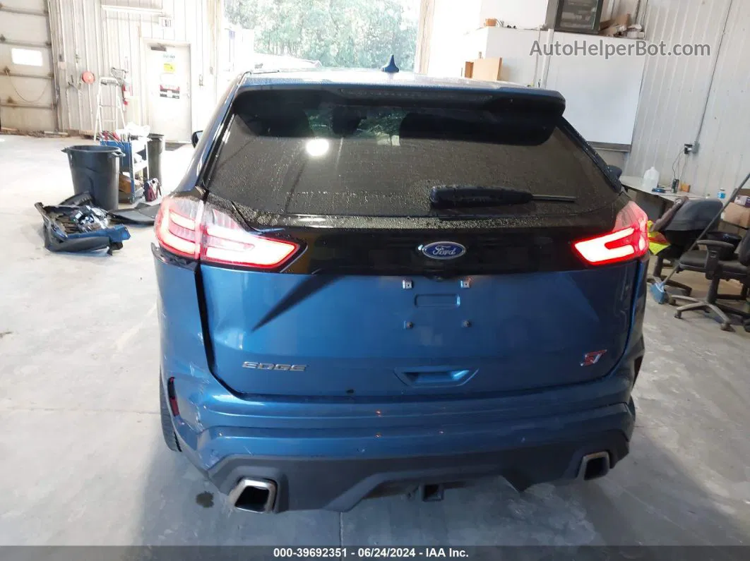 2019 Ford Edge St Синий vin: 2FMPK4AP1KBC21695