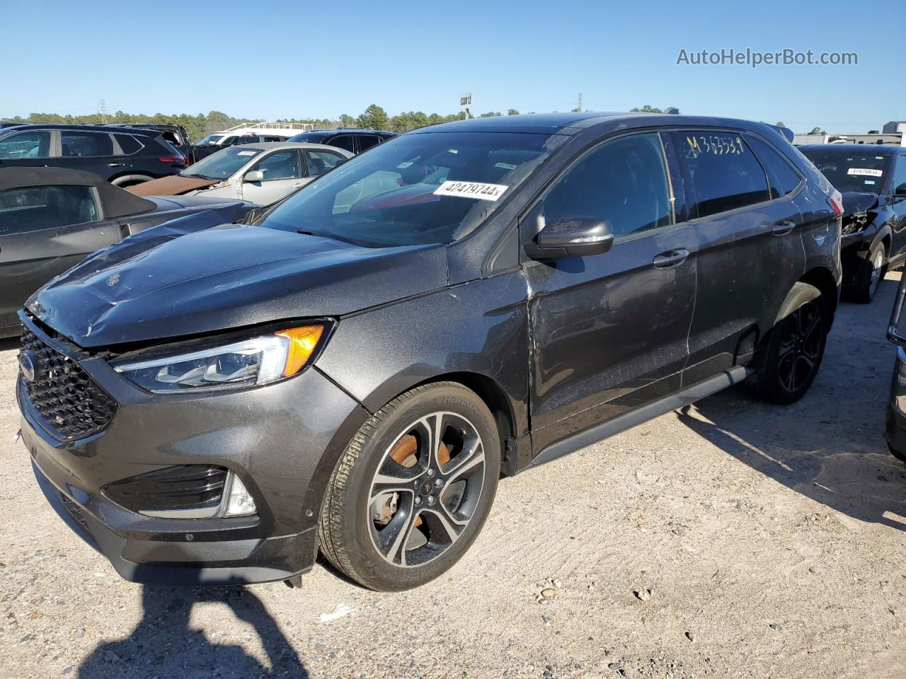 2020 Ford Edge St Gray vin: 2FMPK4AP1LBA08991