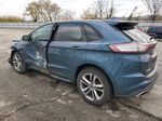 2016 Ford Edge Sport Blue vin: 2FMPK4AP2GBC05383