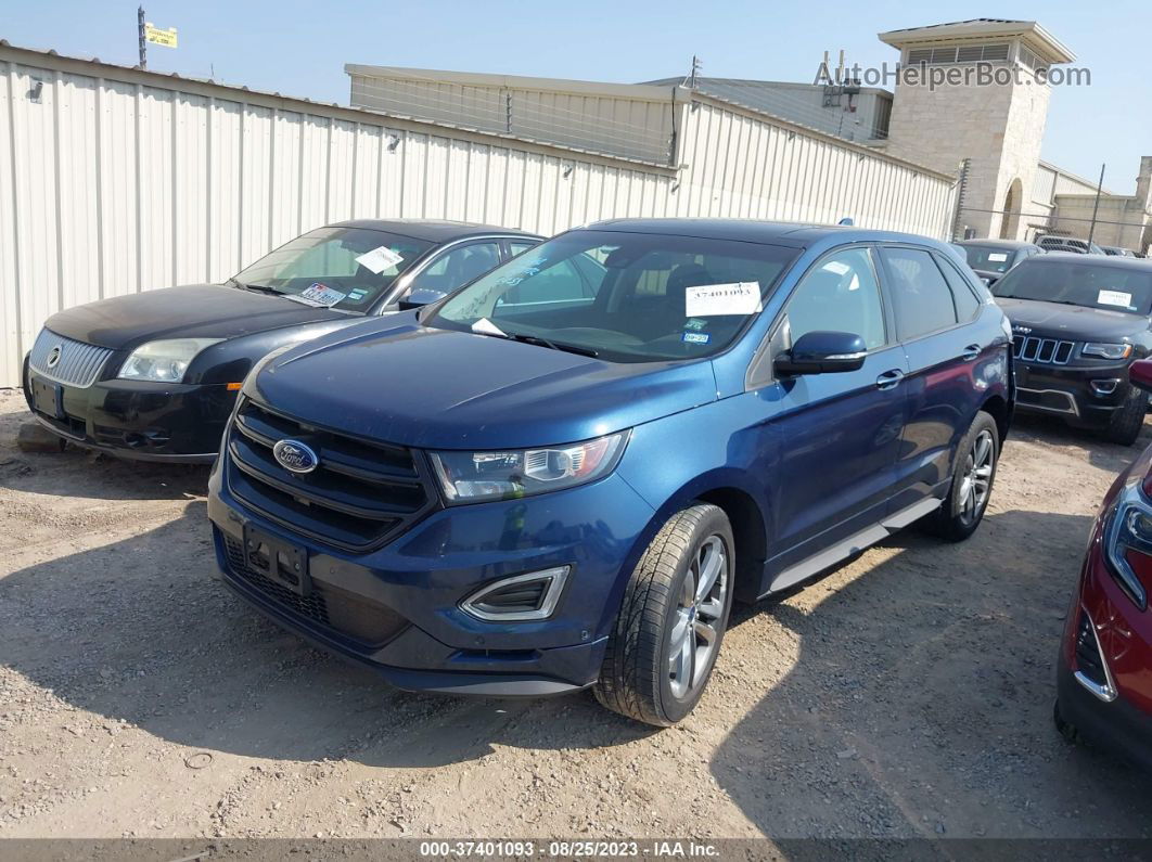 2017 Ford Edge Sport Blue vin: 2FMPK4AP2HBB04121