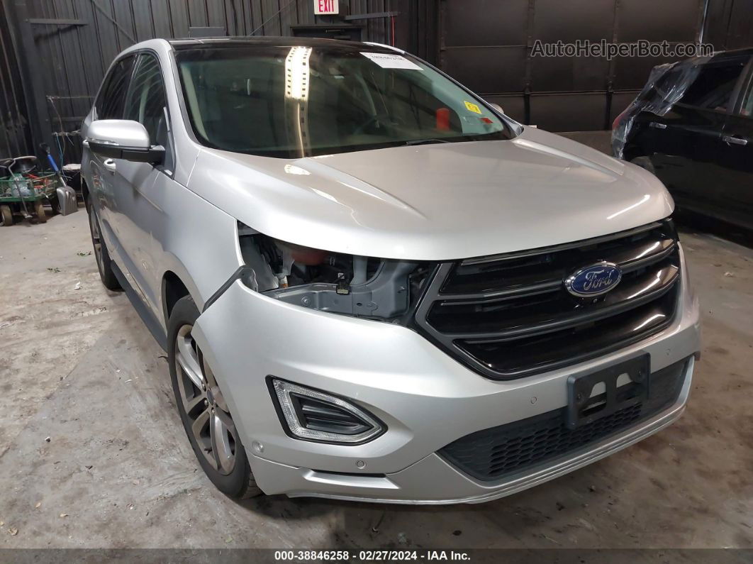 2016 Ford Edge Sport Silver vin: 2FMPK4AP3GBB91168