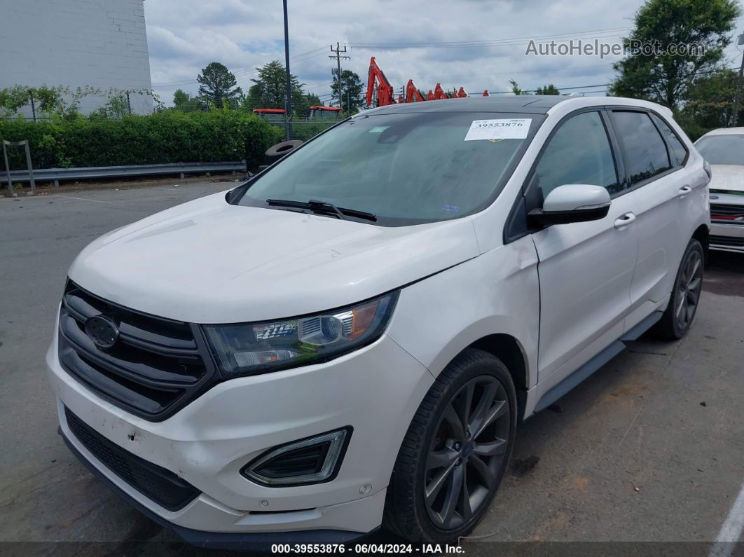 2017 Ford Edge Sport Белый vin: 2FMPK4AP3HBB35880