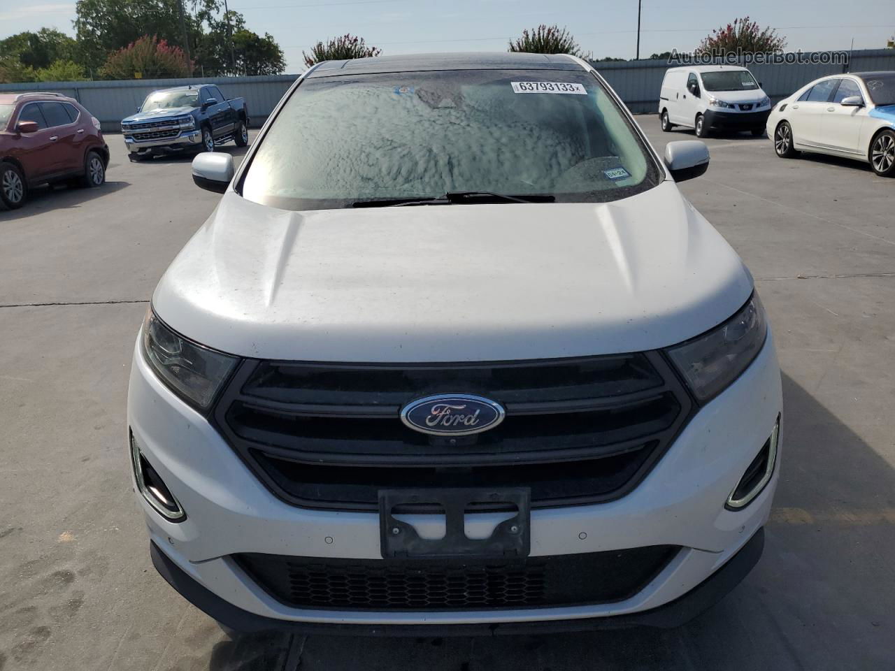 2017 Ford Edge Sport White vin: 2FMPK4AP3HBB46300