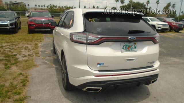 2018 Ford Edge Sport Белый vin: 2FMPK4AP3JBB57156