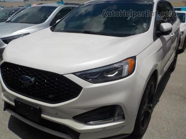 2019 Ford Edge St Белый vin: 2FMPK4AP3KBB25731