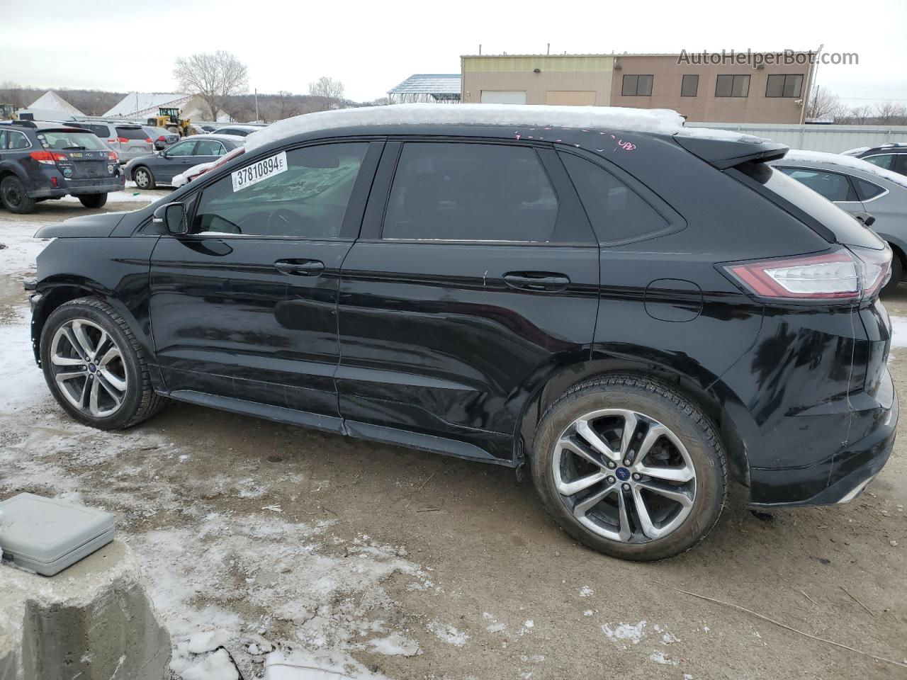 2016 Ford Edge Sport Черный vin: 2FMPK4AP4GBC24677