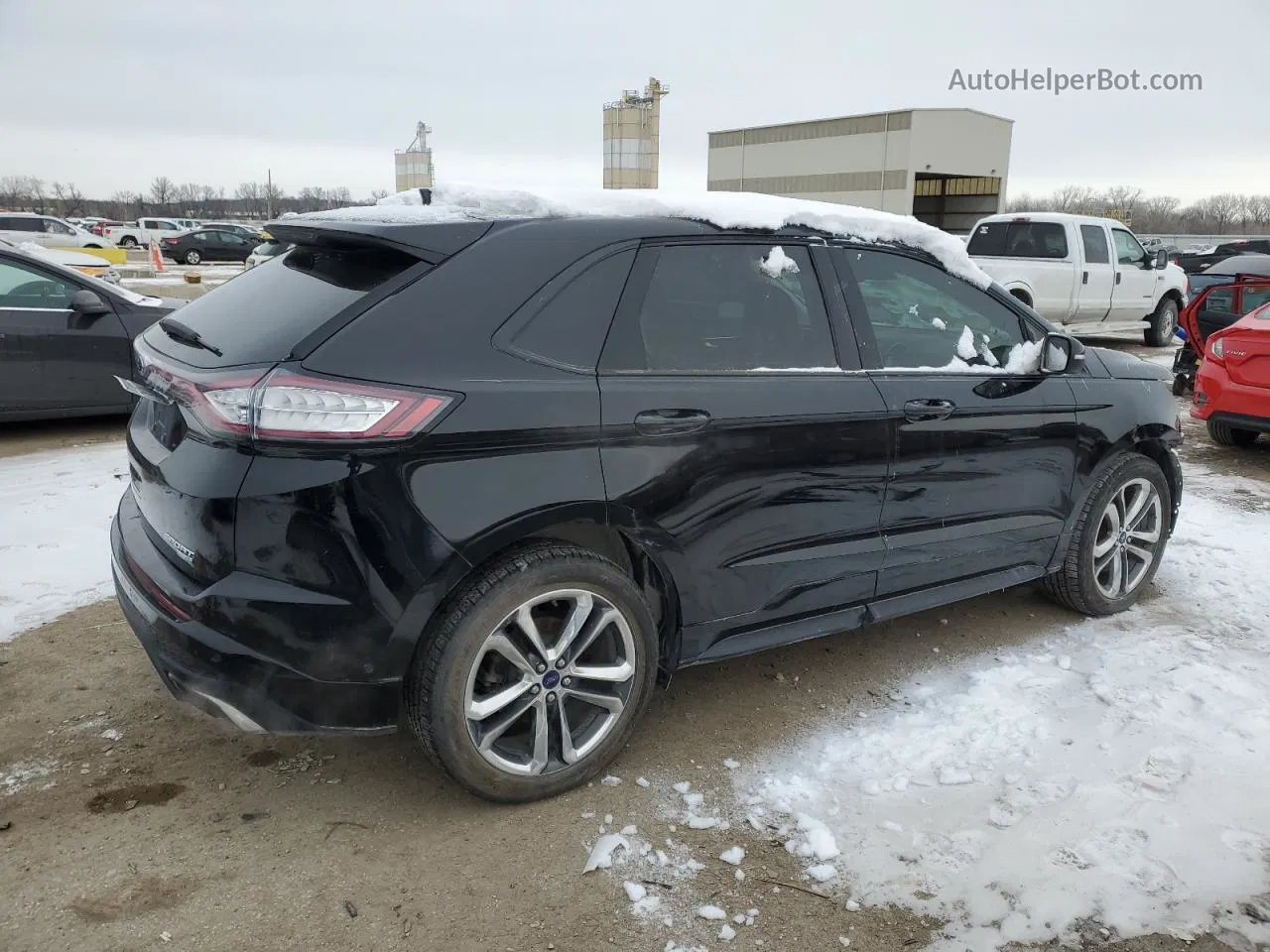 2016 Ford Edge Sport Черный vin: 2FMPK4AP4GBC24677