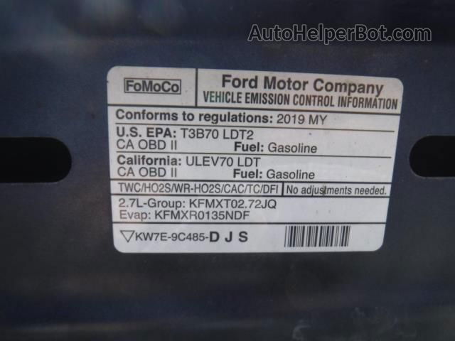 2019 Ford Edge St Blue vin: 2FMPK4AP4KBB96601