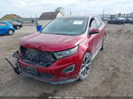 2016 Ford Edge Sport Темно-бордовый vin: 2FMPK4AP5GBC48745