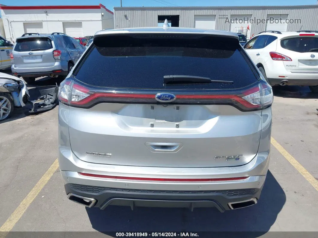 2017 Ford Edge Sport Silver vin: 2FMPK4AP5HBB06185