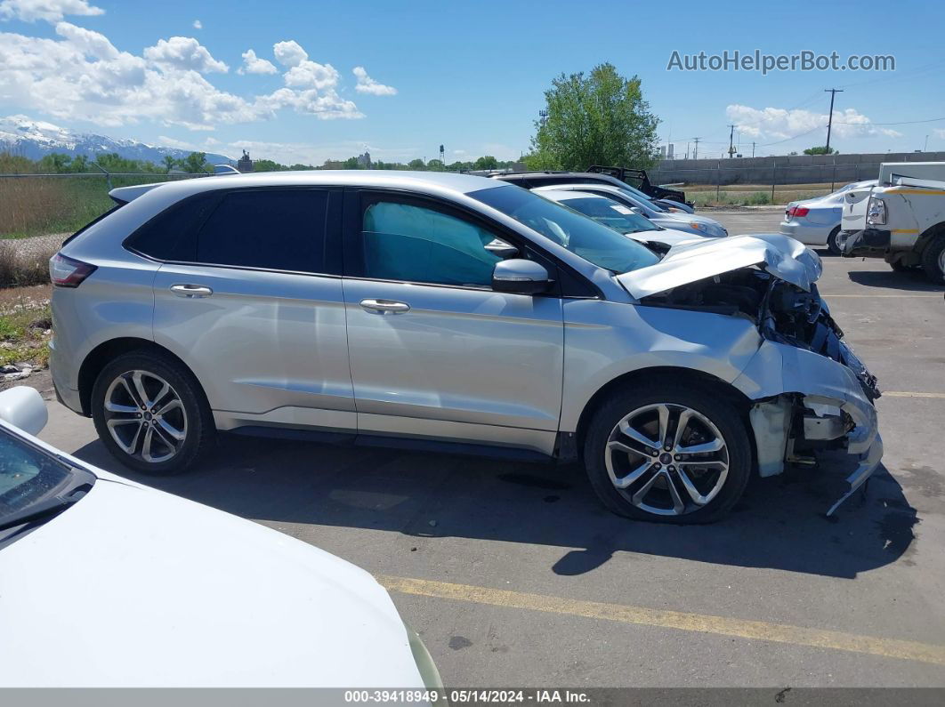 2017 Ford Edge Sport Silver vin: 2FMPK4AP5HBB06185