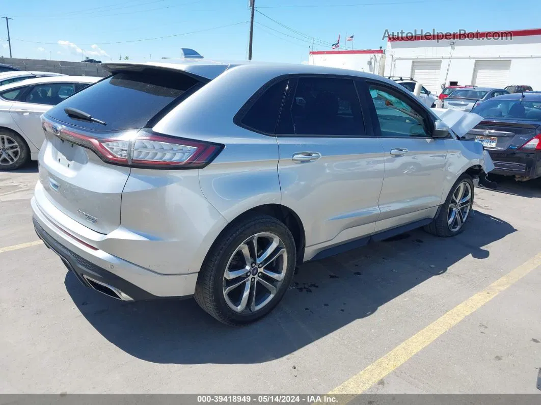 2017 Ford Edge Sport Silver vin: 2FMPK4AP5HBB06185