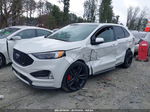 2020 Ford Edge St White vin: 2FMPK4AP5LBB54438