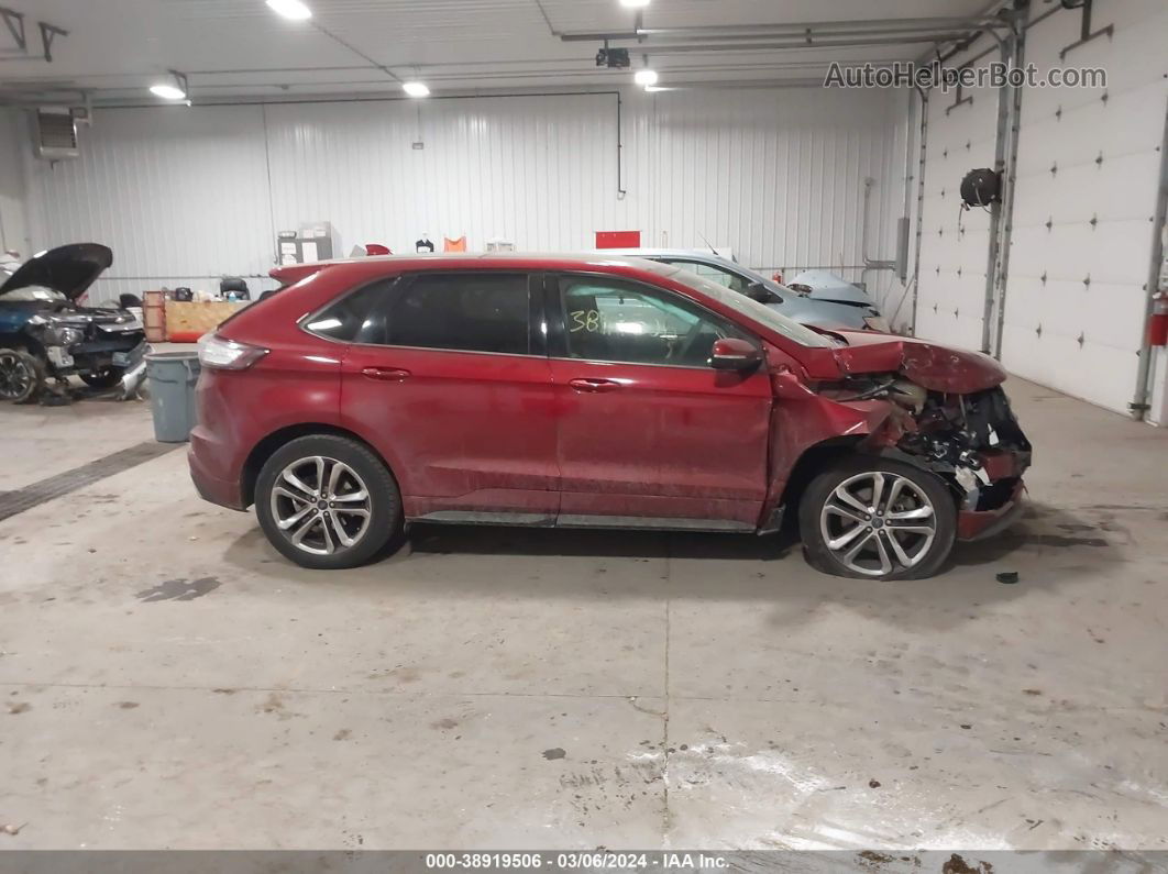 2016 Ford Edge Sport Red vin: 2FMPK4AP7GBB30776