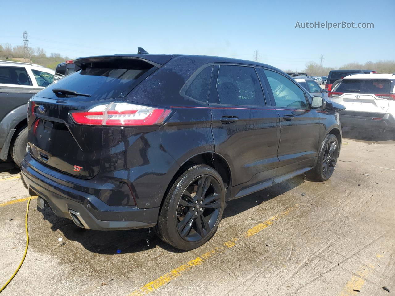 2019 Ford Edge St Black vin: 2FMPK4AP7KBB26798