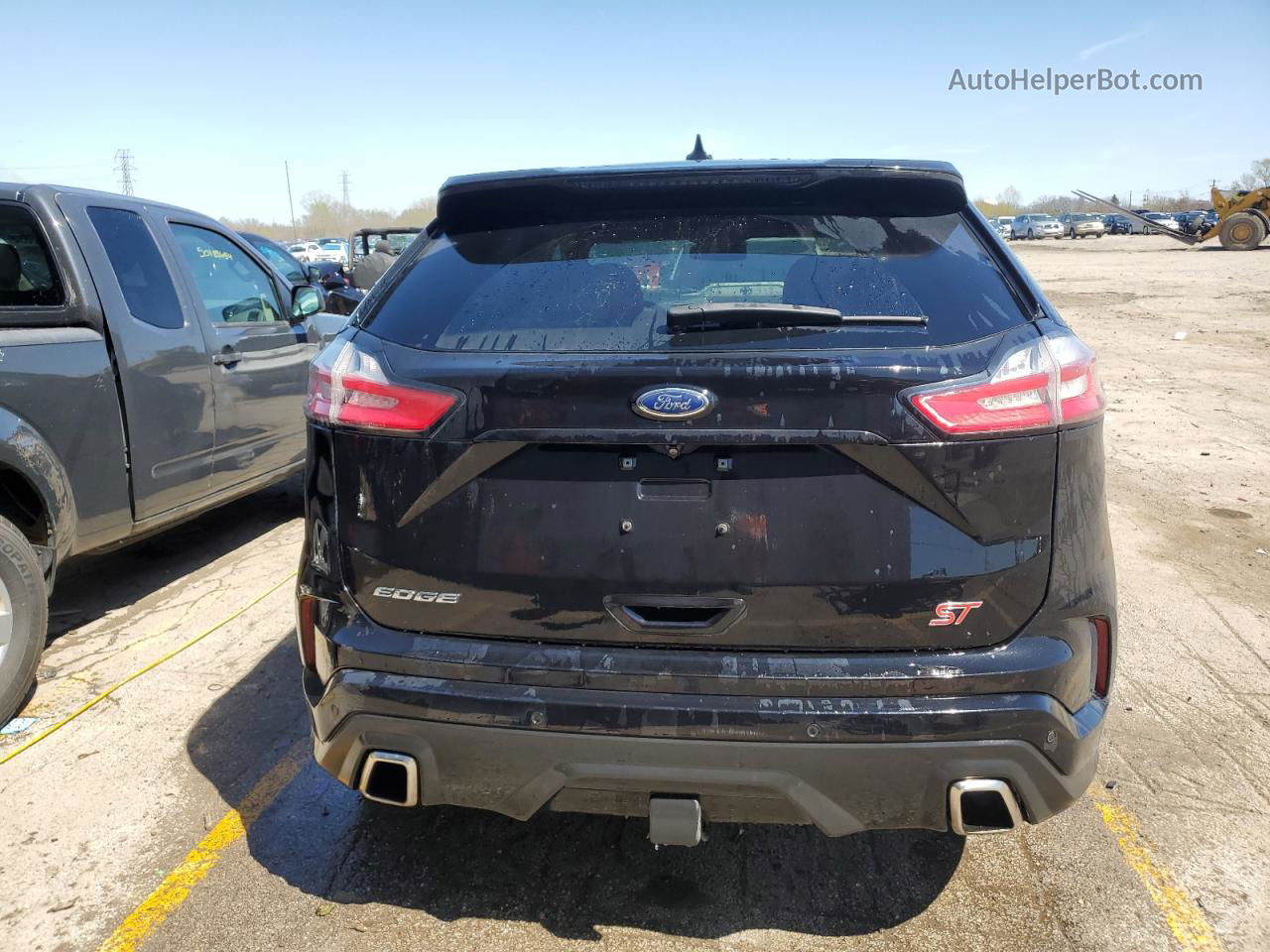 2019 Ford Edge St Black vin: 2FMPK4AP7KBB26798