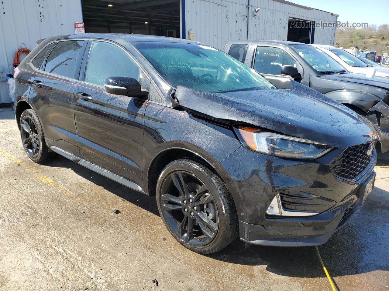 2019 Ford Edge St Black vin: 2FMPK4AP7KBB26798