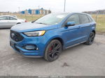 2019 Ford Edge St Blue vin: 2FMPK4AP7KBB41737