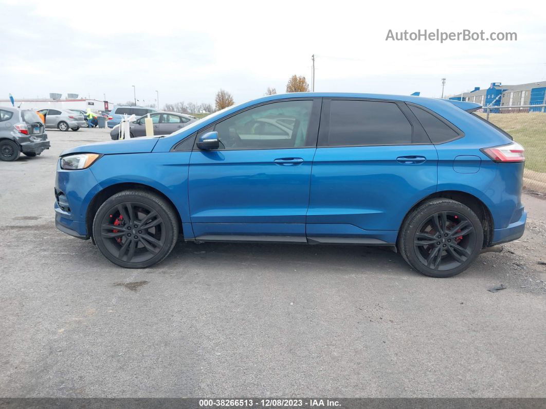 2019 Ford Edge St Синий vin: 2FMPK4AP7KBB41737