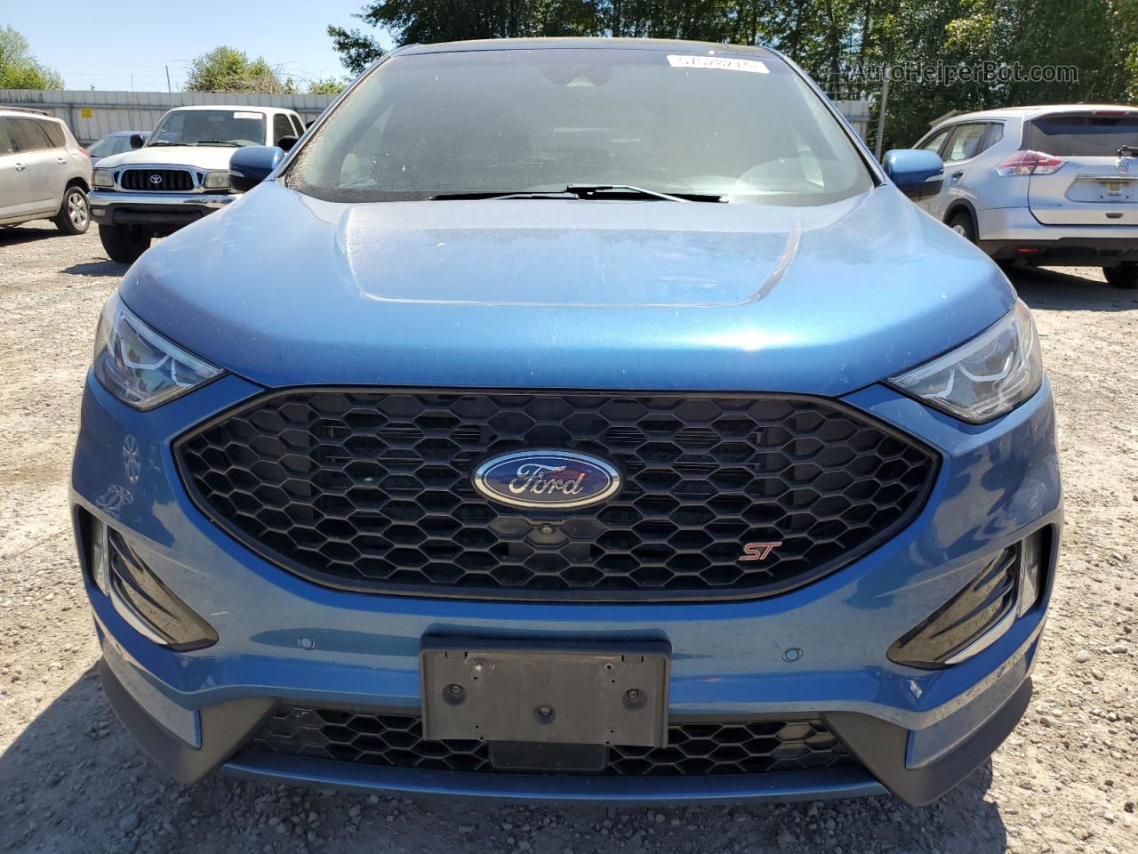 2019 Ford Edge St Blue vin: 2FMPK4AP7KBB42256