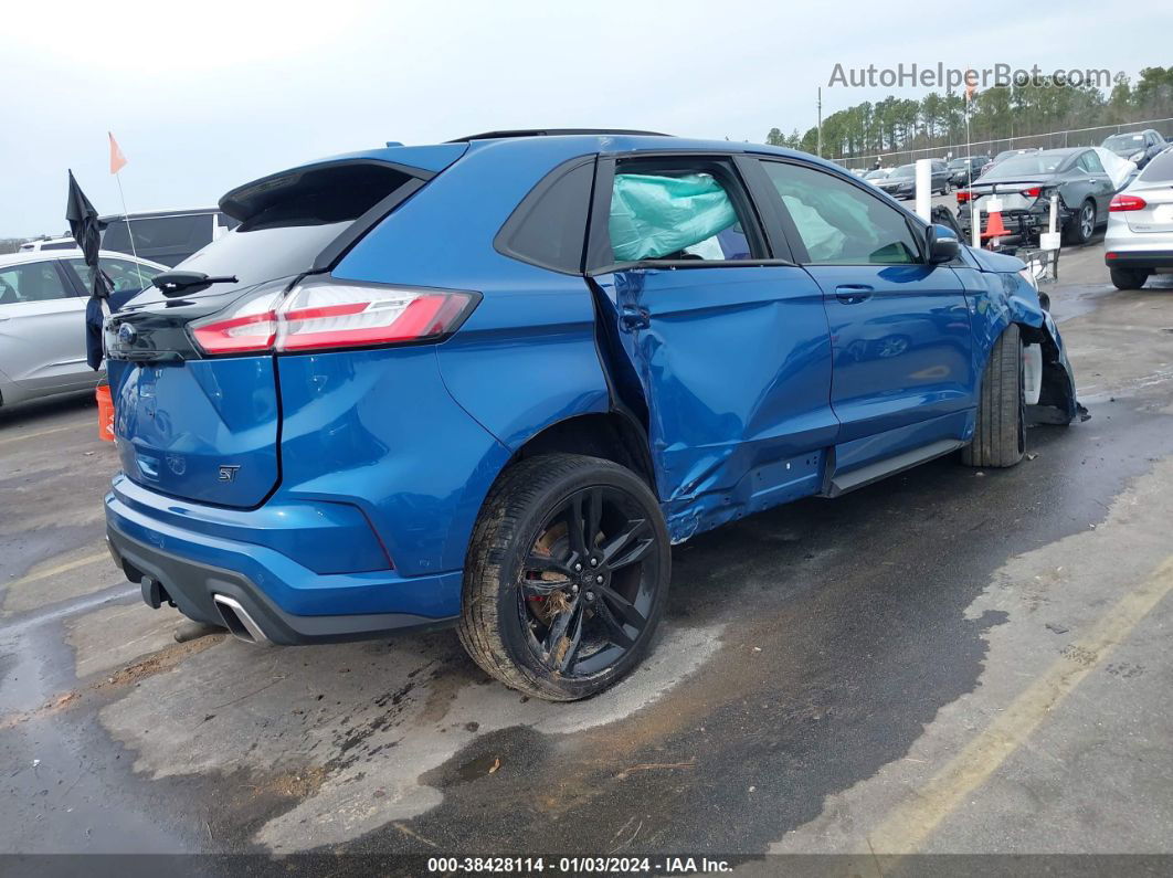 2020 Ford Edge St Blue vin: 2FMPK4AP7LBA66426