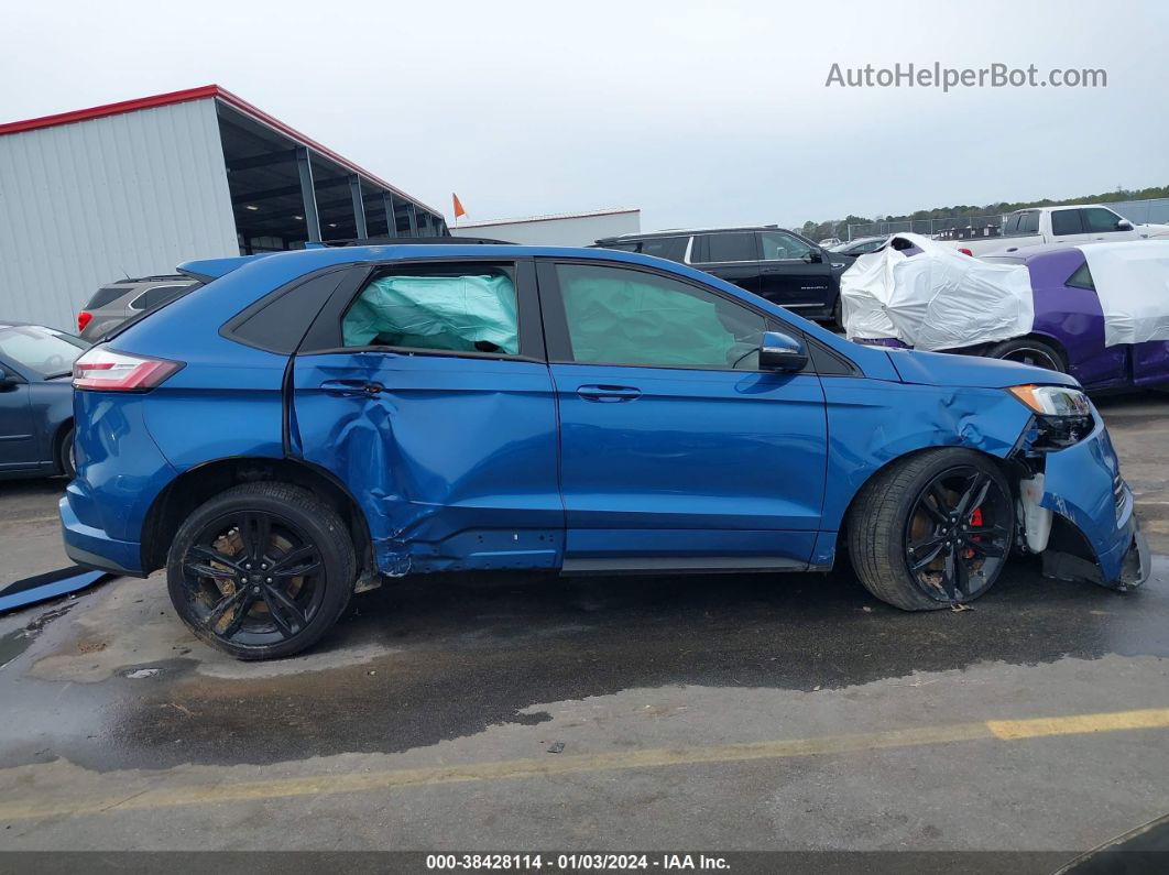 2020 Ford Edge St Blue vin: 2FMPK4AP7LBA66426