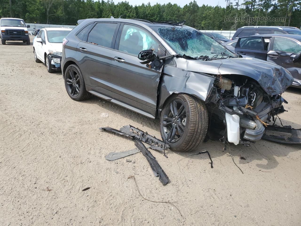 2020 Ford Edge St Charcoal vin: 2FMPK4AP7LBA76406