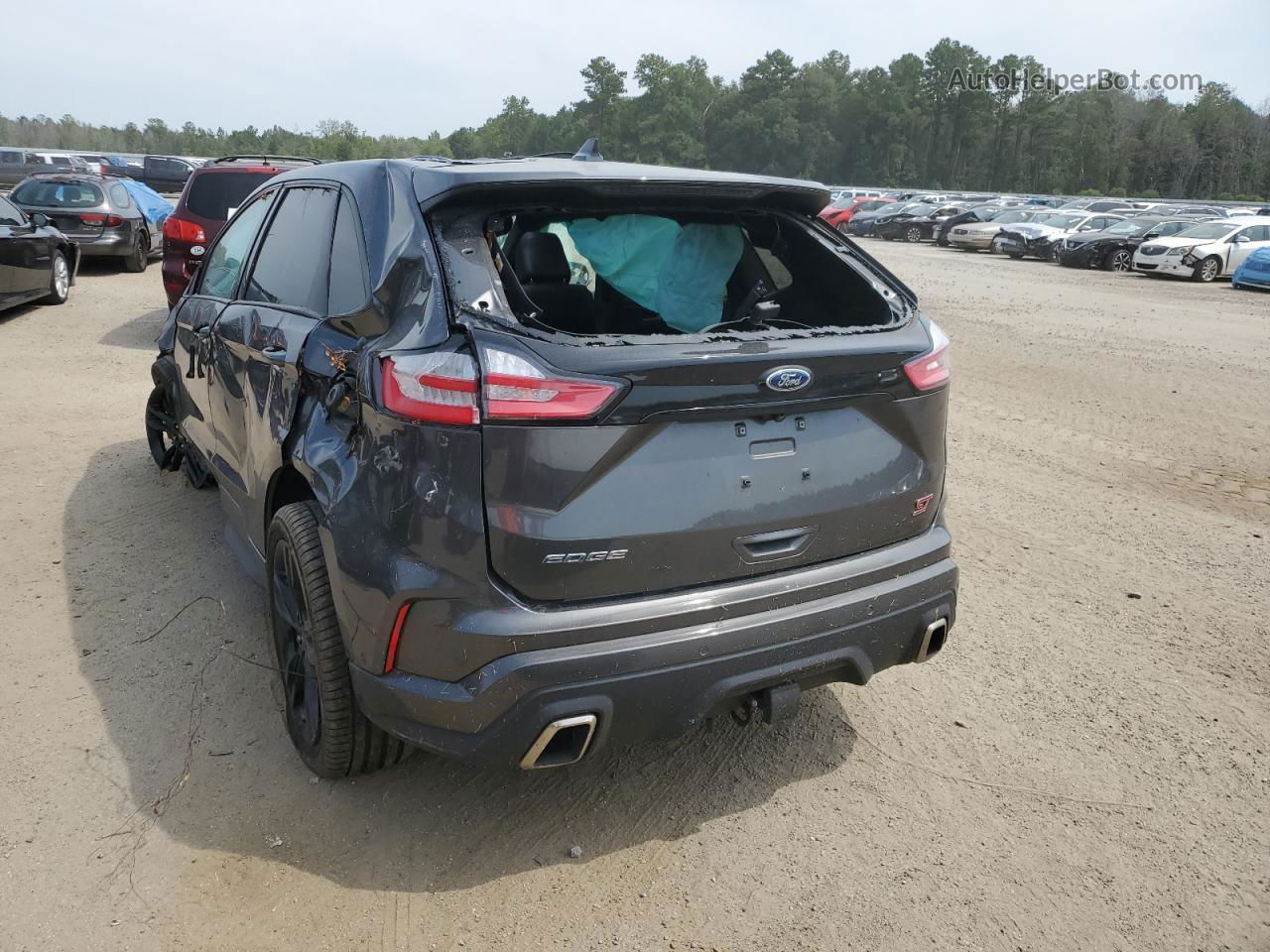 2020 Ford Edge St Charcoal vin: 2FMPK4AP7LBA76406