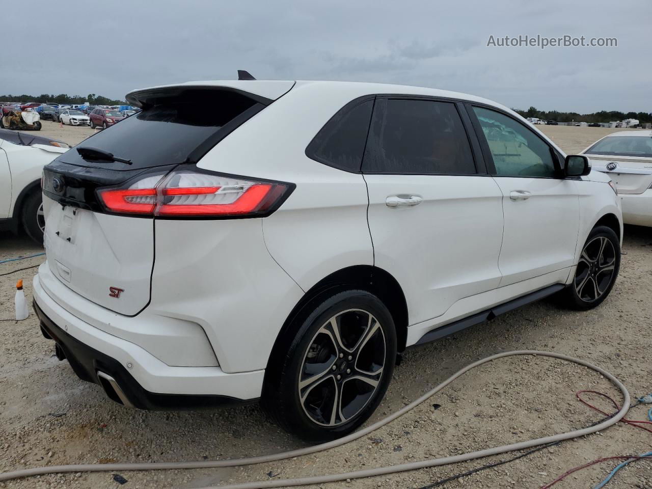 2020 Ford Edge St Белый vin: 2FMPK4AP7LBB43828