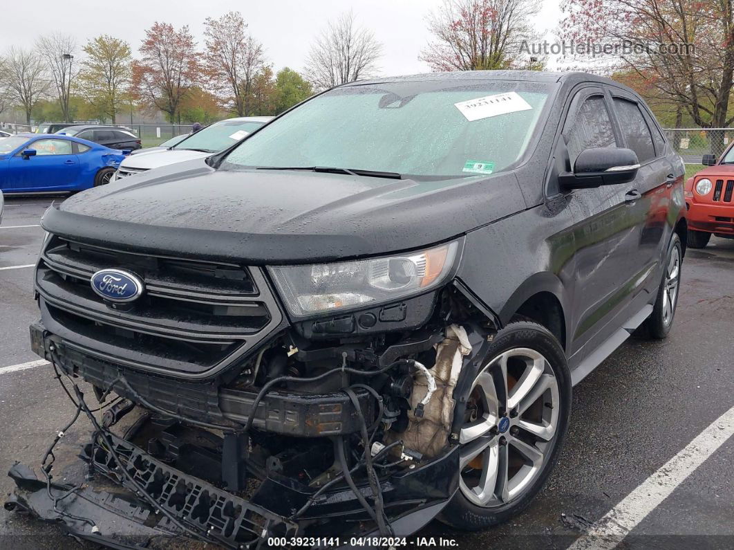 2016 Ford Edge Sport Black vin: 2FMPK4AP8GBB31452