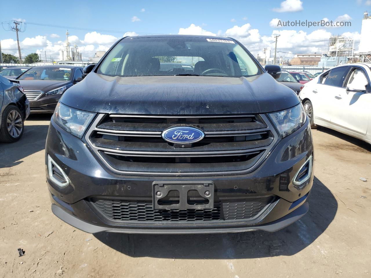 2016 Ford Edge Sport Black vin: 2FMPK4AP8GBB77072